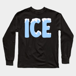 Ice Family Ice and Baby Halloween Costume Couples Funny Long Sleeve T-Shirt